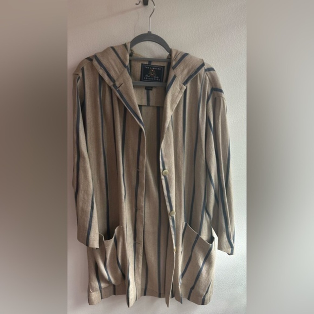 The limited collection linen jacket - size medium